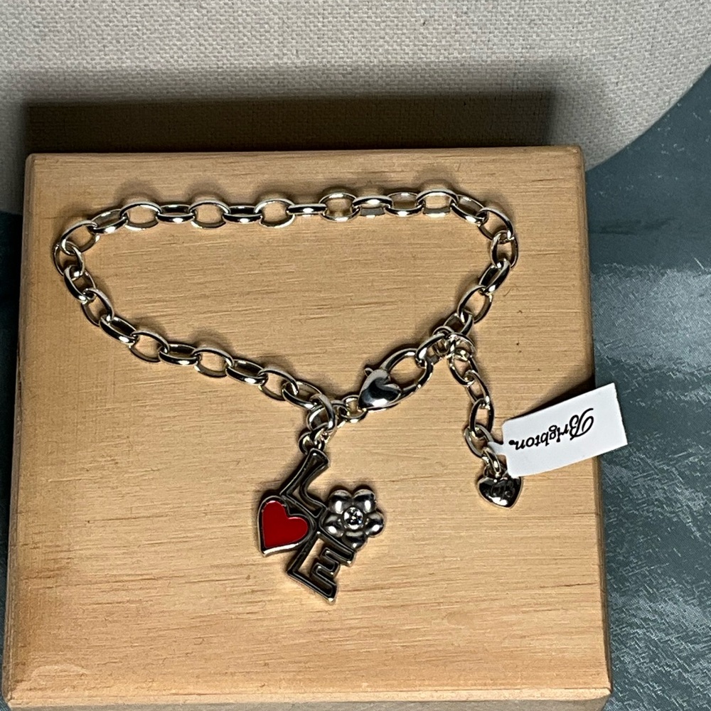 Brighton MOD LOVE Charm Bracelet